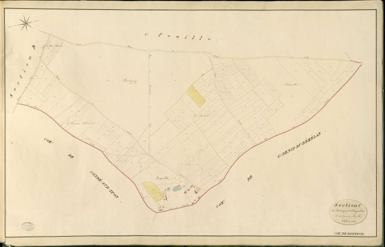 Breteuil-sur-Iton. Section C _ de Bordigny et de Riguerolles _ 2e et dernière Feuille
