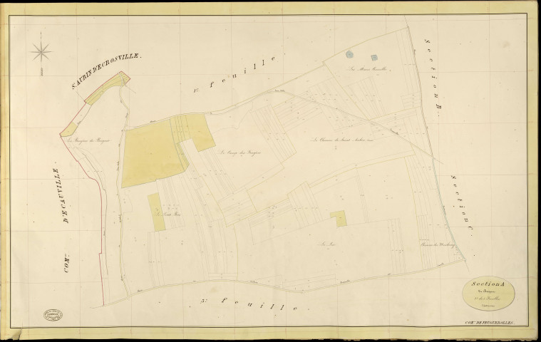 Feuguerolles. Section A _ du Bosquet _ 2e de 3 Feuilles