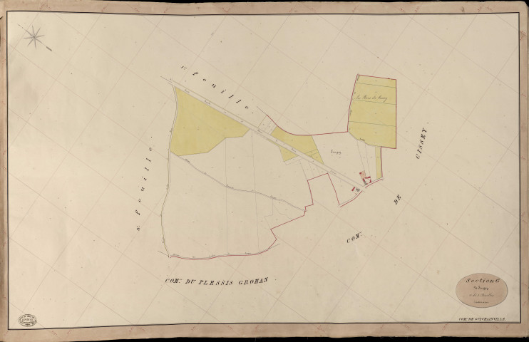 Guichainville. Section G _ de Seugey _ 2e de 3 Feuilles