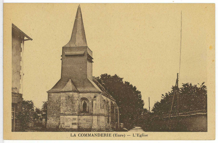 Sainte-Colombe-la-Campagne. L'Eglise.