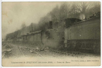 Serquigny. Tamponnement de Serquigny (29 février 1916). - Train du Havre.