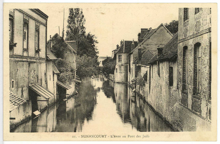 Nonancourt. L'Avre au Pont des Juifs.