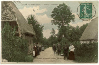 Condé-sur-Risle. Rue des Chaumières.