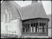 Porche en bois de l'église de Ry (Seine-Maritime).