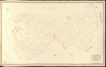 Mousseaux-Neuville. Section B _ du Village _ 2e de 4 Feuilles