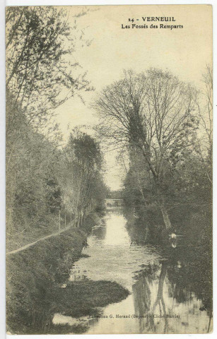 Verneuil-sur-Avre. Le Fossés des Remparts.