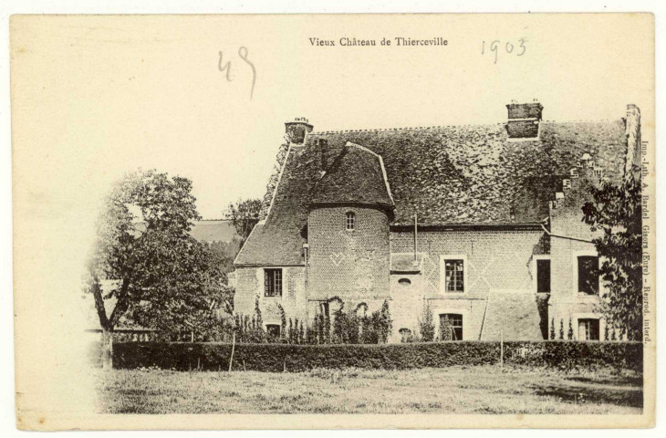 Bazincourt-sur-Epte. Vieux Château de Thierceville.