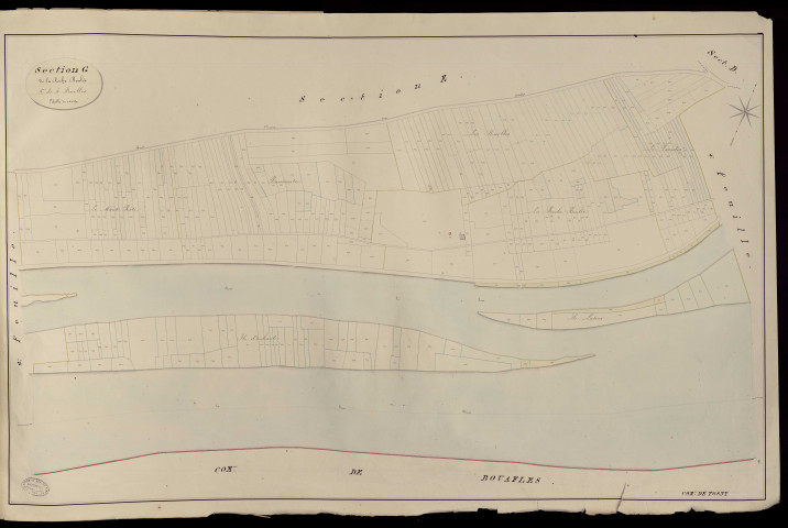 Tosny. Section G _ de la Côte des Elingues _ 3e de 5 Feuilles