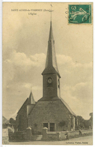 Saint-Aubin-du-Thenney. L'Eglise.