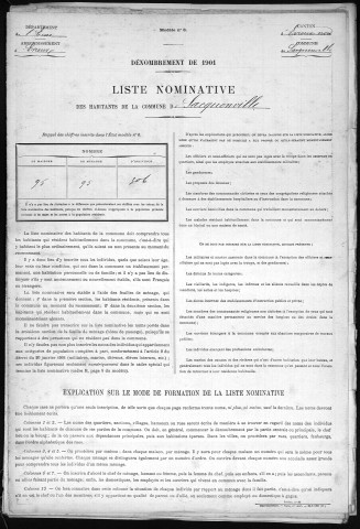 SACQUENVILLE 1901