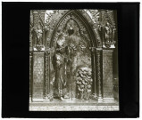 Église Saint-Taurin d'Évreux (Eure), détail de la châsse, bas-relief.