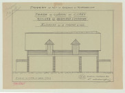 Breuilpont _"Ferme du château de Lorey. Propriété de Mme la comtesse de Montgrillon. Remise à grains et fourrage".
