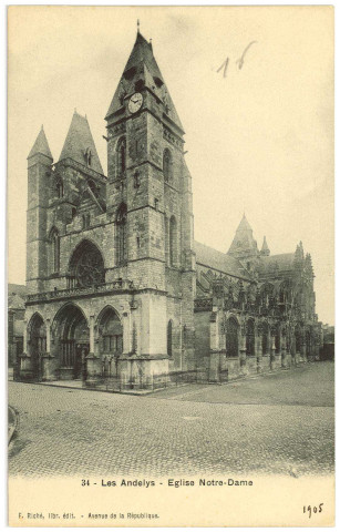 Andelys (Les). Eglise Notre-Dame.