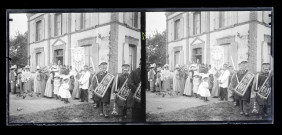 Procession religieuse à Barquet (Eure).
