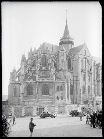 Abside de la collégiale Saint-Laurent de Eu (Seine-Maritime).