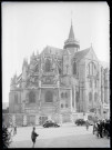 Abside de la collégiale Saint-Laurent de Eu (Seine-Maritime).