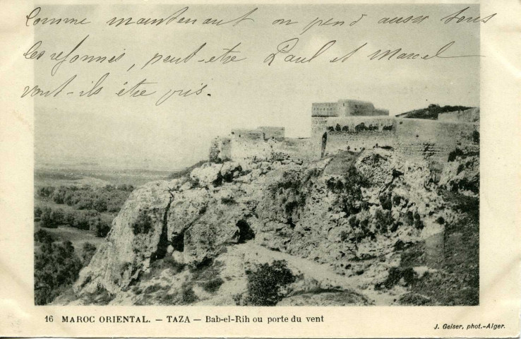 TAZA - Bab-el-Rih ou porte du vent
