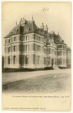 Condé-sur-Iton. Le nouveau château de Condé-sur-Iton.