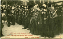 Basse-Normandie. La Normandie pittoresque. - Les Invités d'une Noce en Basse-Normandie.