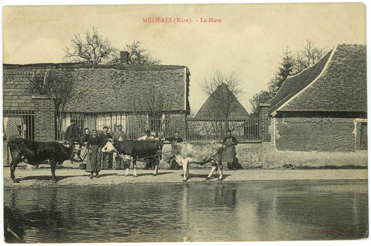 Mézières-en-Vexin. La Mare.