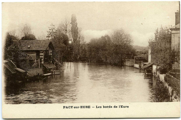 Pacy-sur-Eure. Les bords de l'Eure.