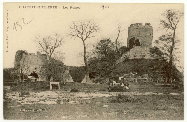 Château-sur-Epte. Les Ruines.