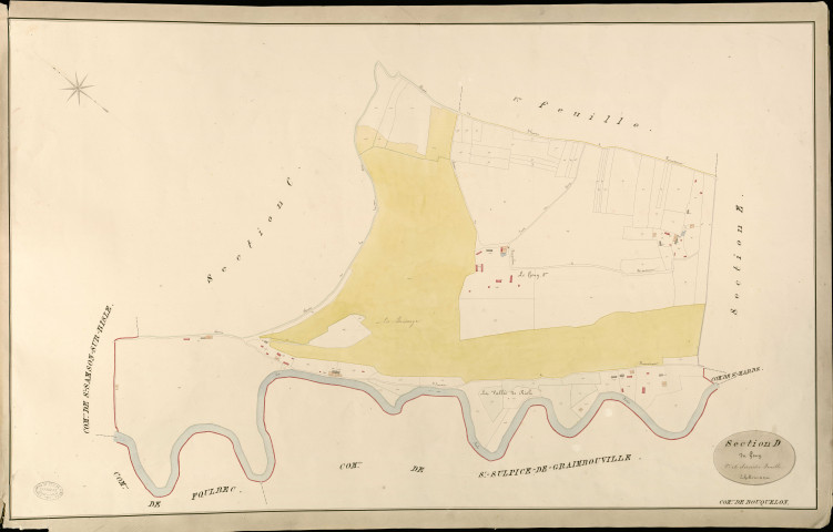 Bouquelon. Section D _ du Gouy _ 2e et dernière Feuille