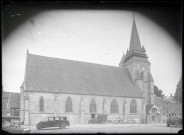 Vue d'ensemble de l'église du Gros-Theil (Eure).