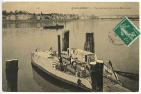 Quillebeuf-sur-Seine. Vue générale prise de la Rive droite.