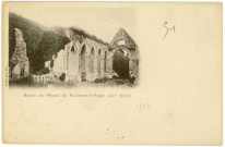 Beaumont-le-Roger. Ruines du Prieuré de Beaumont-le-Roger (XIIIe siècle).