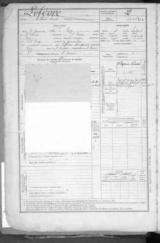 Evreux. Registre - Tome 1 (1906)