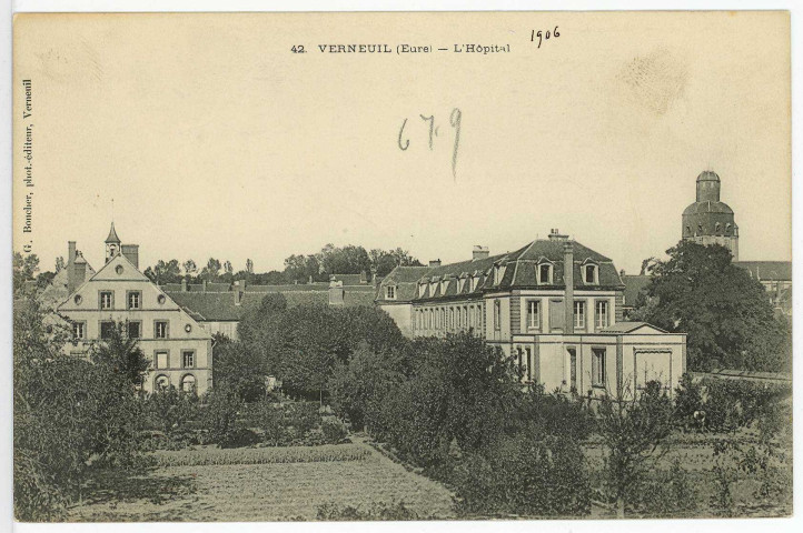 Verneuil-sur-Avre. L'Hôpital.