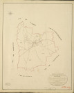 Vraiville. Tableau d'assemblage _ du Plan Parcellaire de la Commune de Vraiville _ Canton d'Amfreville - Louviers - Eure. _ Terminé sur le Terrain en 1828 , sous l'administration de M. Le Vicomte Raymond Delaître , Préfet _ M. Bourdet, Maire _ sous la Direction de M.Hurtrelle, Directeur des Contributions directes _ M. Hautier, Géomètre en Chef. _ Par M. Auxerre, Géomètre de 1re classe.
