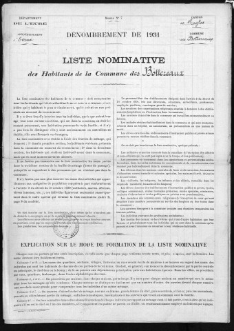BOTTEREAUX(LES) 1931