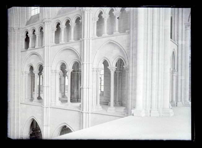 Tribunes de la cathédrale Notre-Dame de Laon (Aisne).