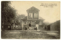 Epreville-en-Roumois. La Mairie et l'Ecole.