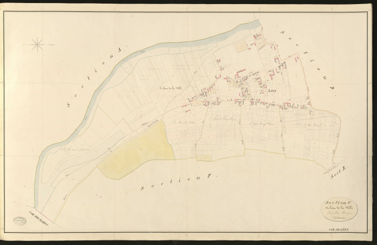 Léry. Section C _ du bout de la Ville _ Feuille Unique