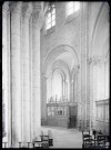 Déambulatoire côté nord de l'abbaye de la Trinité de Fécamp (Seine-Maritime).