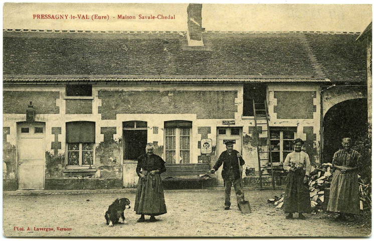 Notre-Dame-de-l'Isle. Pressagny-le-Val. - Maison Savale-Chedal.