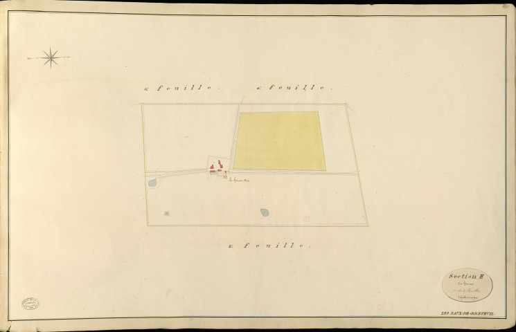 Baux-de-Breteuil (Les). Section H _ du Haras _ 1re de 4 Feuilles