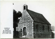 Boisemont. Chapelle St-Jean de Frenelles. - Restauration le 13 juin 1971.