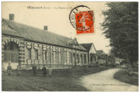 Hébécourt. La Mairie et l'Ecole.