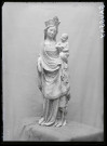 Statue de Vierge à l'enfant de l'église de Saussay-la-Campagne (Eure).