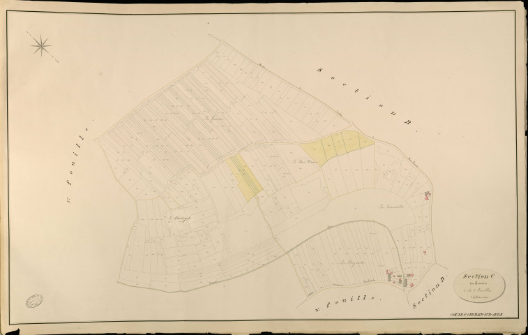 Saint-Germain-sur-Avre. Section C _ des Graviers _ 2e de 3 Feuilles