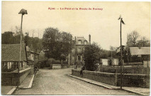 Ajou. Le Pont et la Route de Bernay.