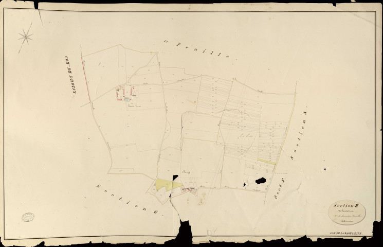 Madeleine-de-Nonancourt (La). Section H _ des hautes terres _ 2e et dernière Feuille