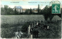 Damville. La Pierre Lay, vue de L'Iton.
