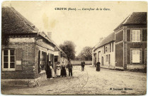 Croth. Carrefour de la Gare.