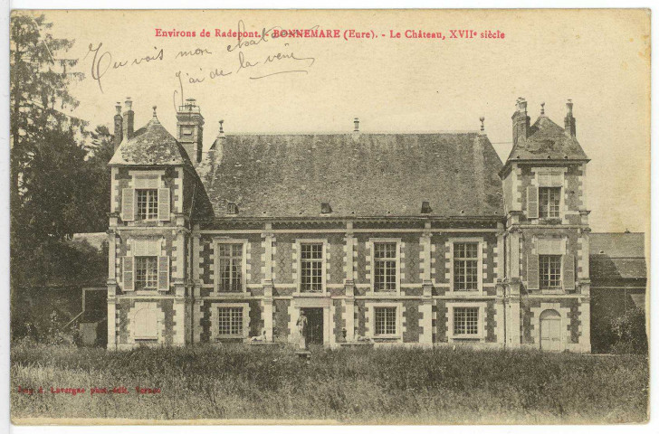 Radepont. Environs de Radepont. - Le Château, XVIIe siècle.