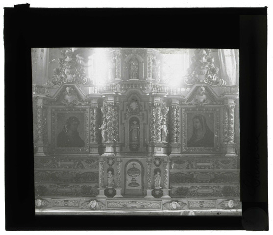 Église de Claville (Eure), double tabernacle.